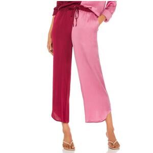 Lovers + Friends Pajama Cropped Pant Size Small